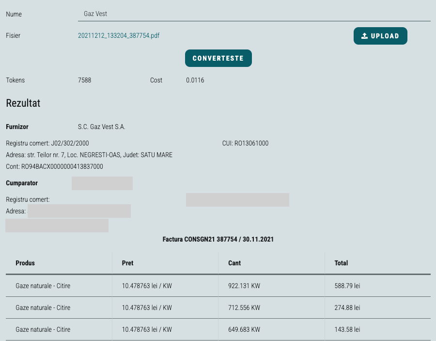 LLM Invoice